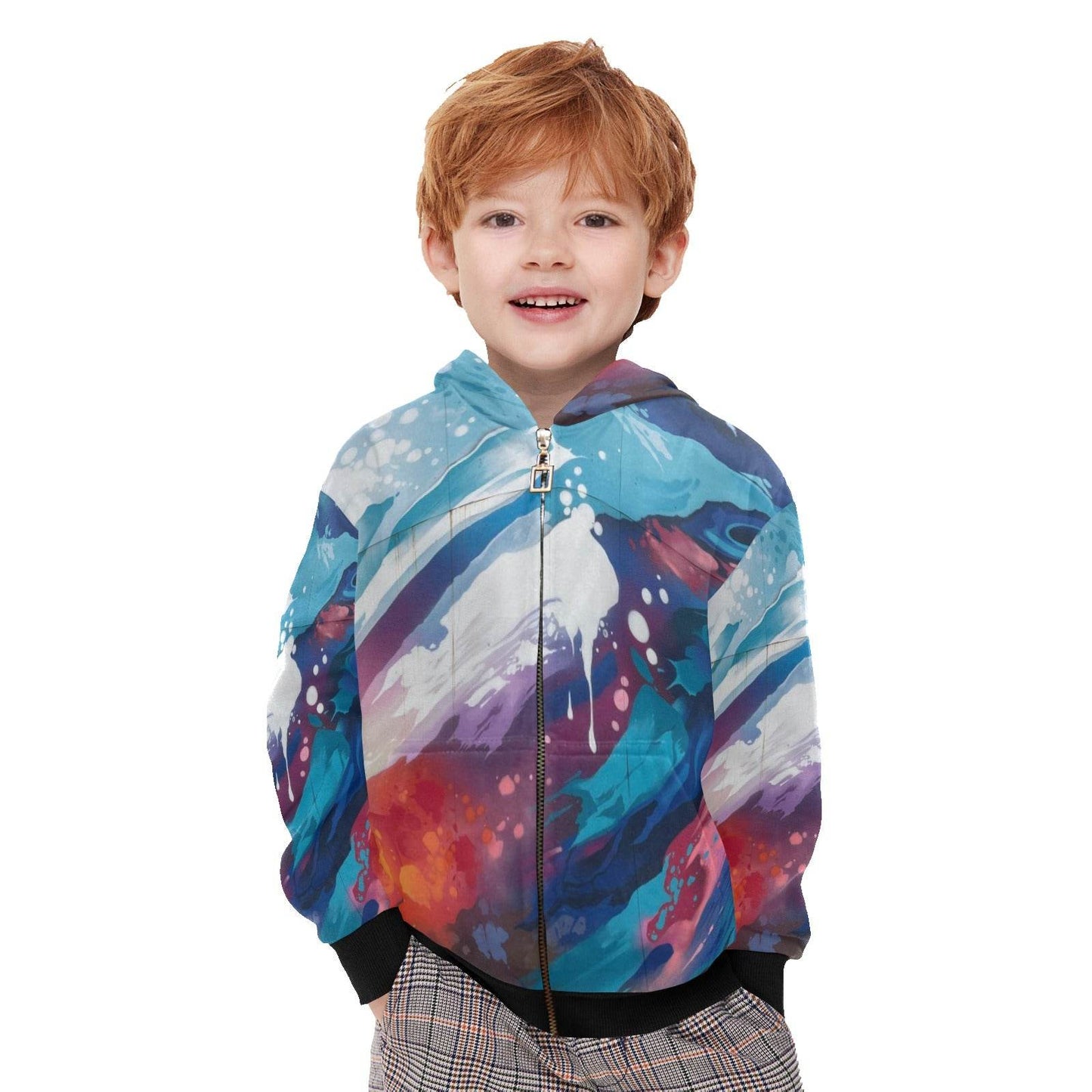 Little Boys' Zip Up Hoodie (H58) - Estalios
