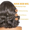 10 Inch Salt and Pepper Body Wave Short Bob Wig for Women - Estalios