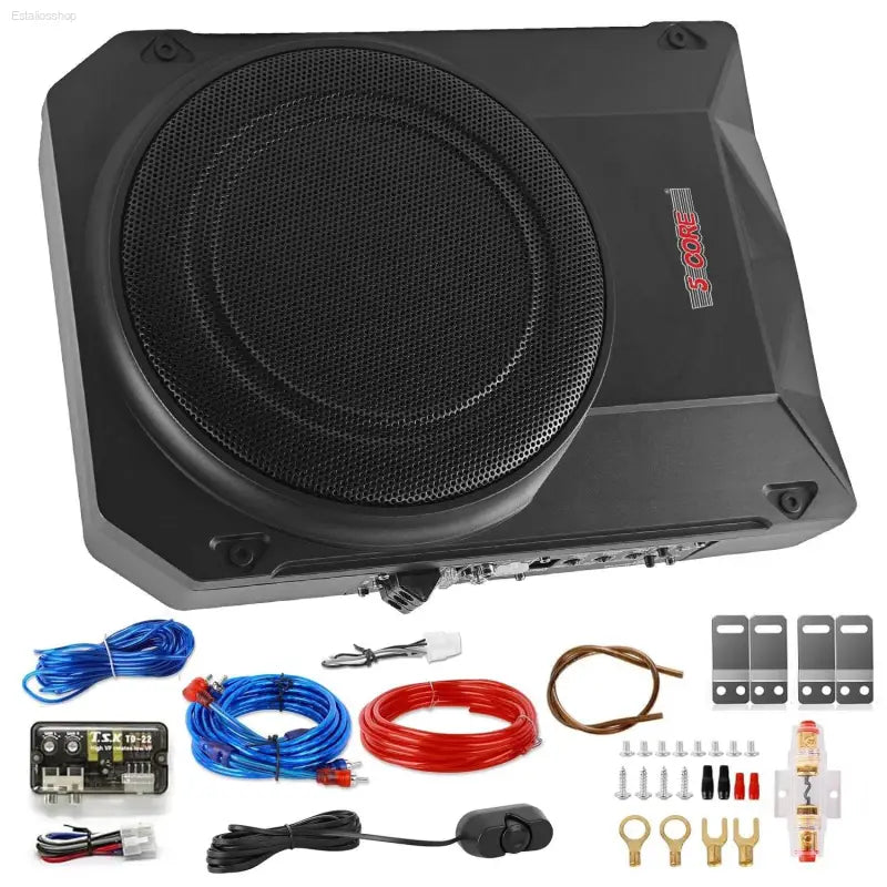 10 Inch Under Seat Car Subwoofer With Built In Amplifier - Estalios