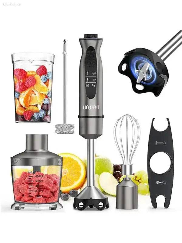 1000 Watt Powerful Handheld Immersion Blender for Soups - Estalios