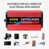 12V To 110V AC Pure Sine Power Inverter 3500W Solar Accessory - Estalios