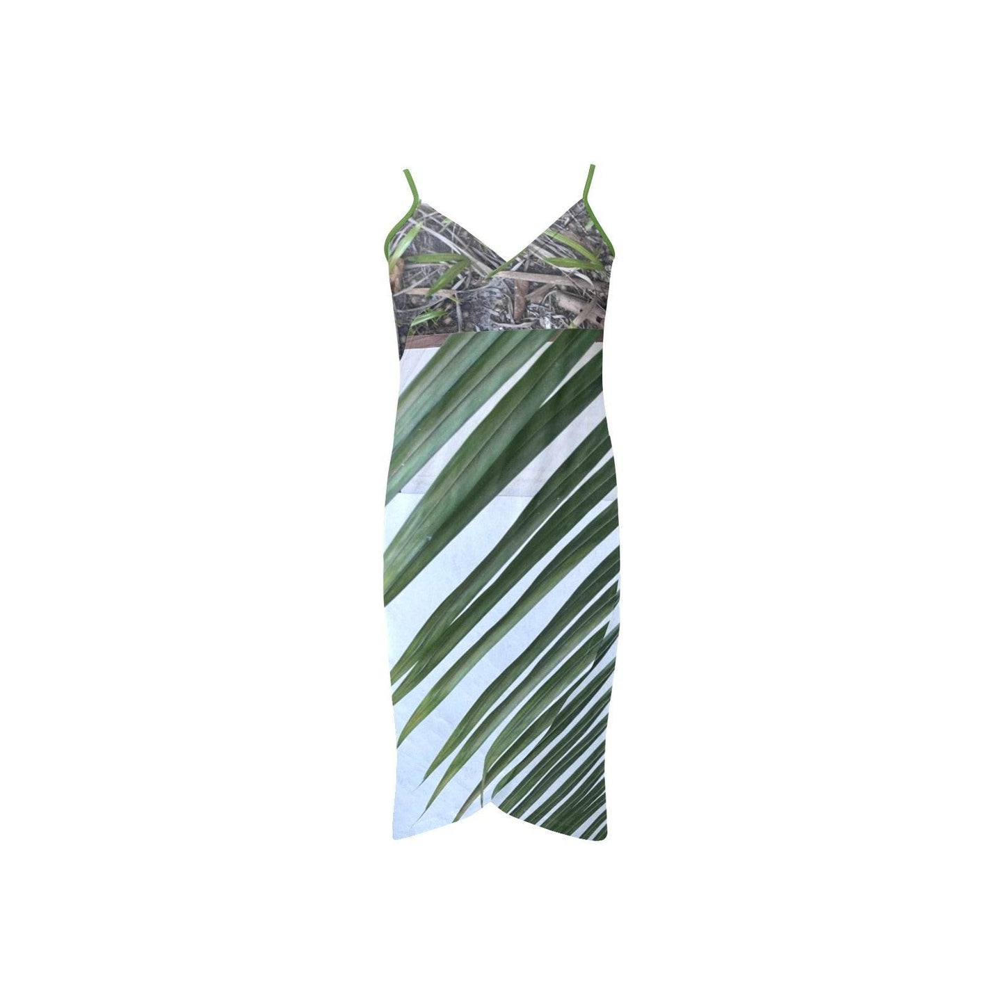 Spaghetti Strap Backless Beach Dress (D65) - Estalios