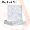14x25x2 Pleated Air Filter Merv 11, 6 Pack Made in USA - Estalios