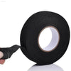 Black cloth electrical tape roll.