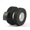 Three rolls of black cloth tape.
