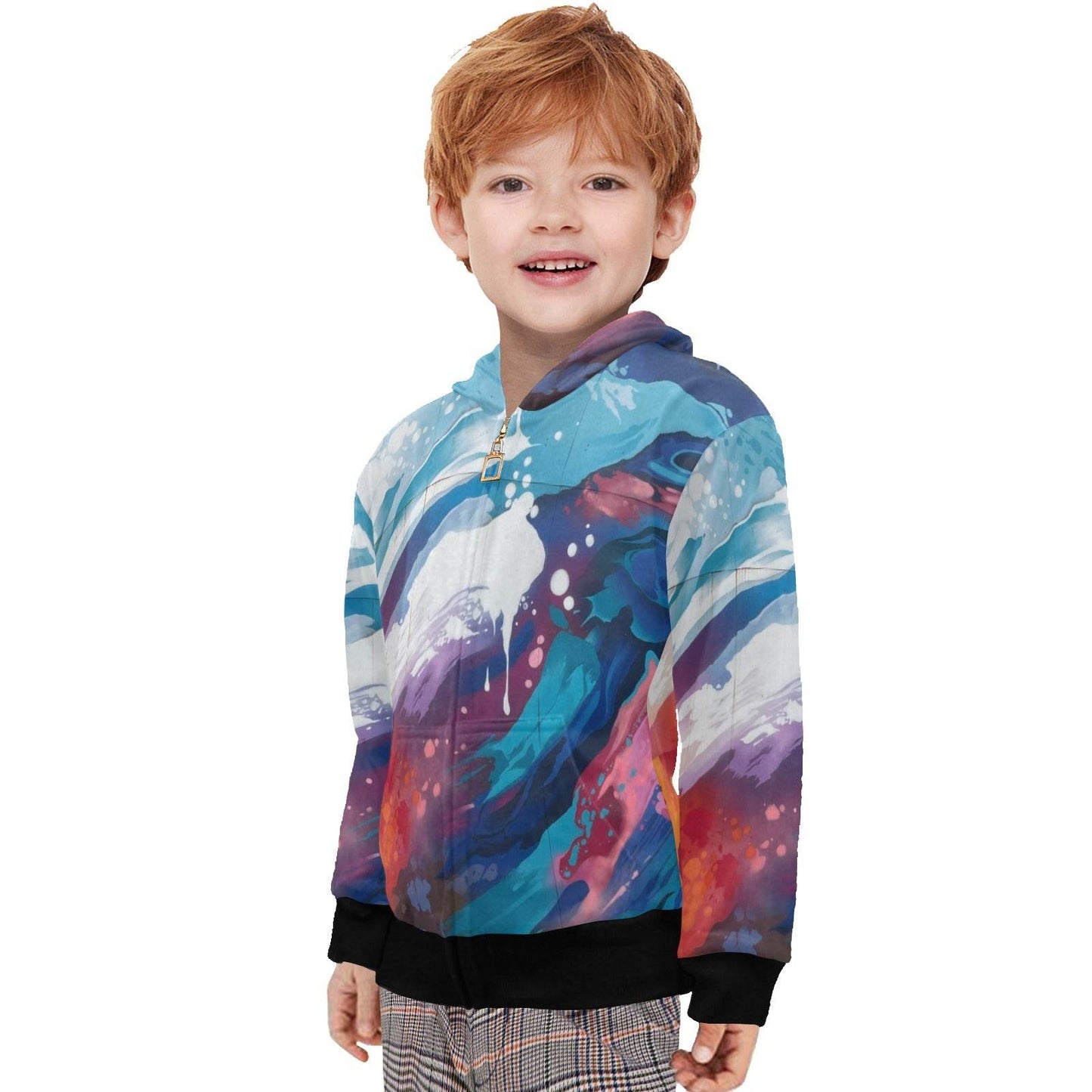 Little Boys' Zip Up Hoodie (H58) - Estalios