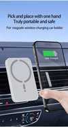 15W Magnetic Car Wireless Charger For MagSafe iPhone 12-16 - Estalios