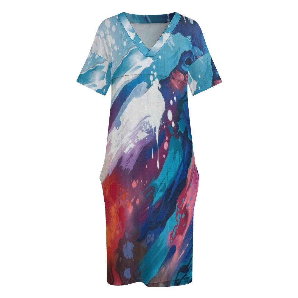 Loose pocket dress - Estalios