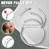 16g Steel Hoop Silver 7-1mm Nose Piercing Jewelry - Estalios