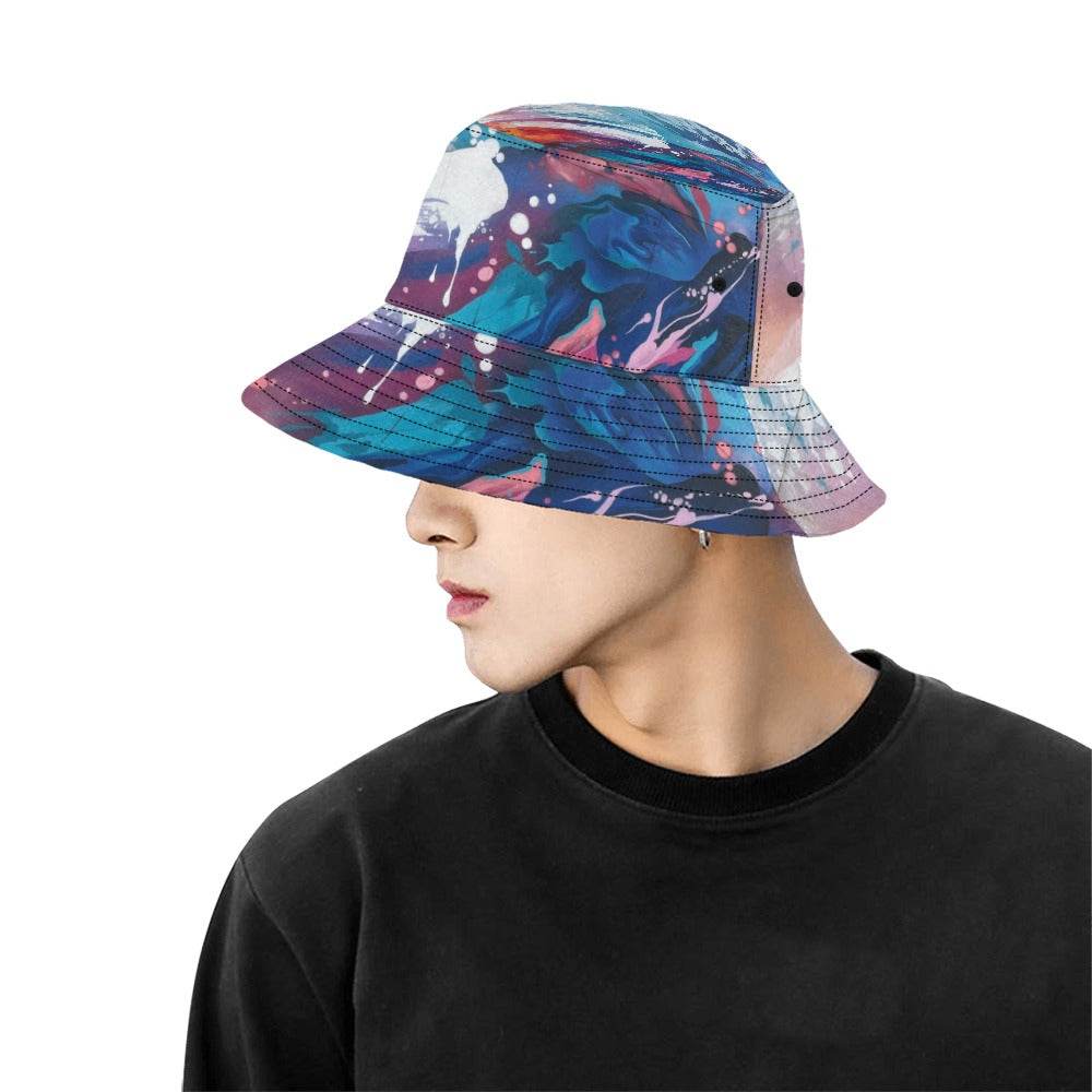 Men's All Over Print Bucket Hat for Stylish Summer Wear - Estalios