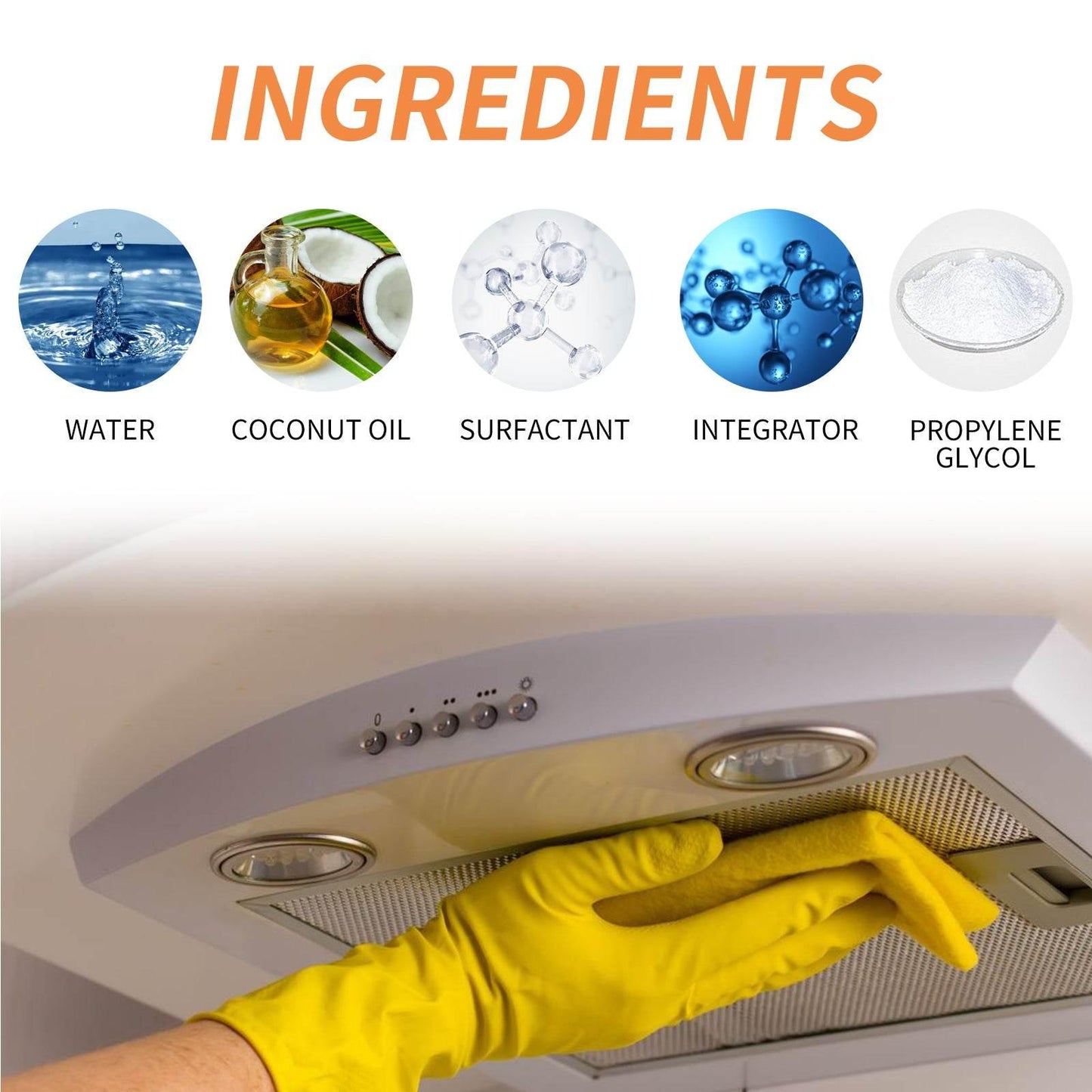 Multi-Purpose Cleaning Cream For Kitchen Stove Hood Stains - Estalios