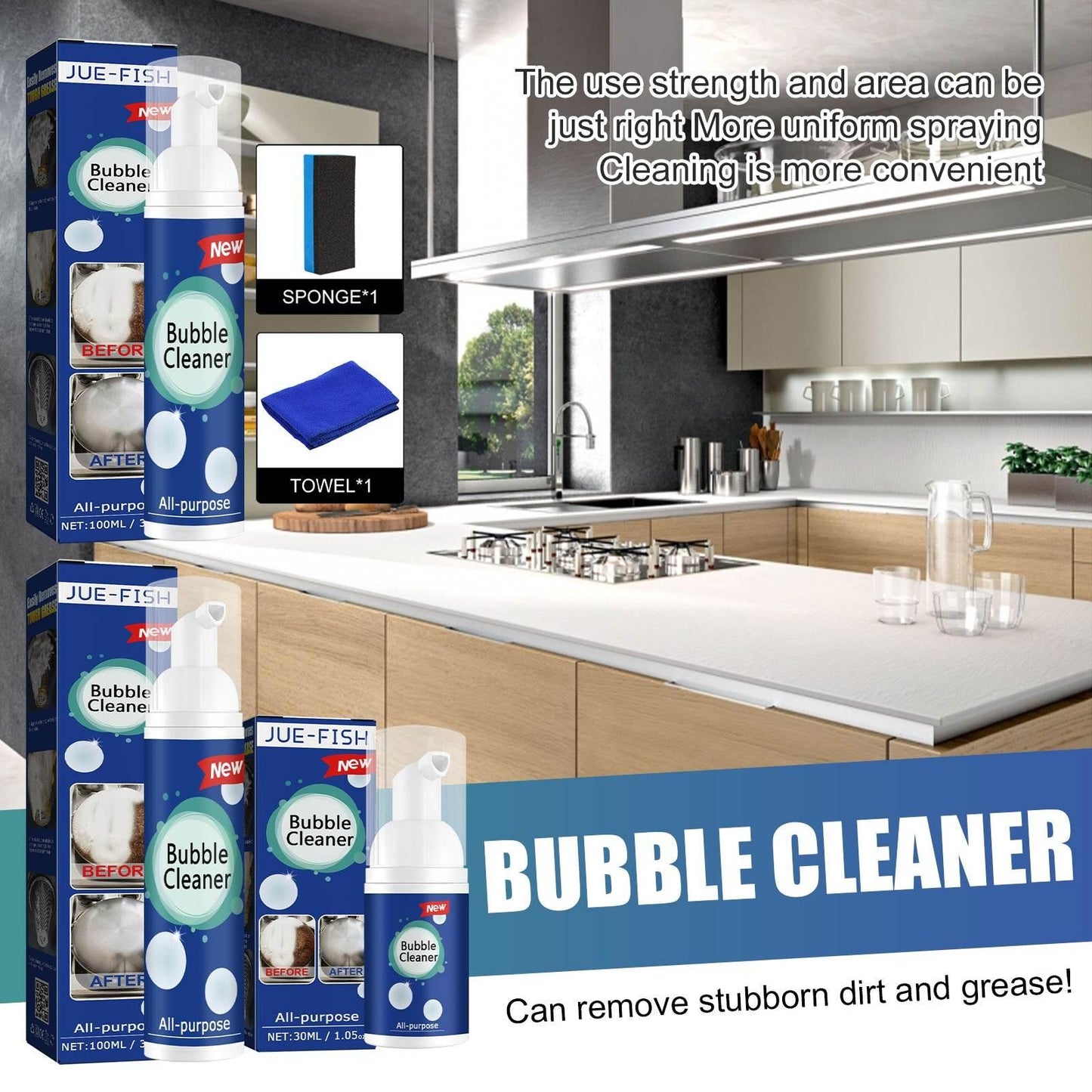 Oil Foam Cleaner Multi-Purpose Heavy Oil Foam Cleaner - Estalios