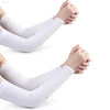 1Pair Ice Silk Sleeve Sunscreen Cuff Arm Sleeves Uv Sun Protect Anti-Slip Summer Men Women Gloves Outdoor Riding Arm Cover - Estalios