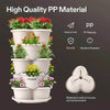 2-Pack 5 Tier Vertical Gardening Planter for Herbs and Flowers - Estalios