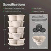 2-Pack 5 Tier Vertical Gardening Planter for Herbs and Flowers - Estalios