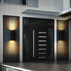 2-Pack Outdoor Wall Light IP65 Waterproof GU10 Sconce Black - Estalios