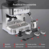 20 Bar Semi Automatic Espresso Maker with Grinder and Milk - Estalios