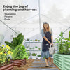 20' X 10' X 7' Greenhouse Large Walk-In Gardening White - Estalios