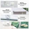 20' X 10' X 7' Greenhouse Large Walk-In Gardening White - Estalios