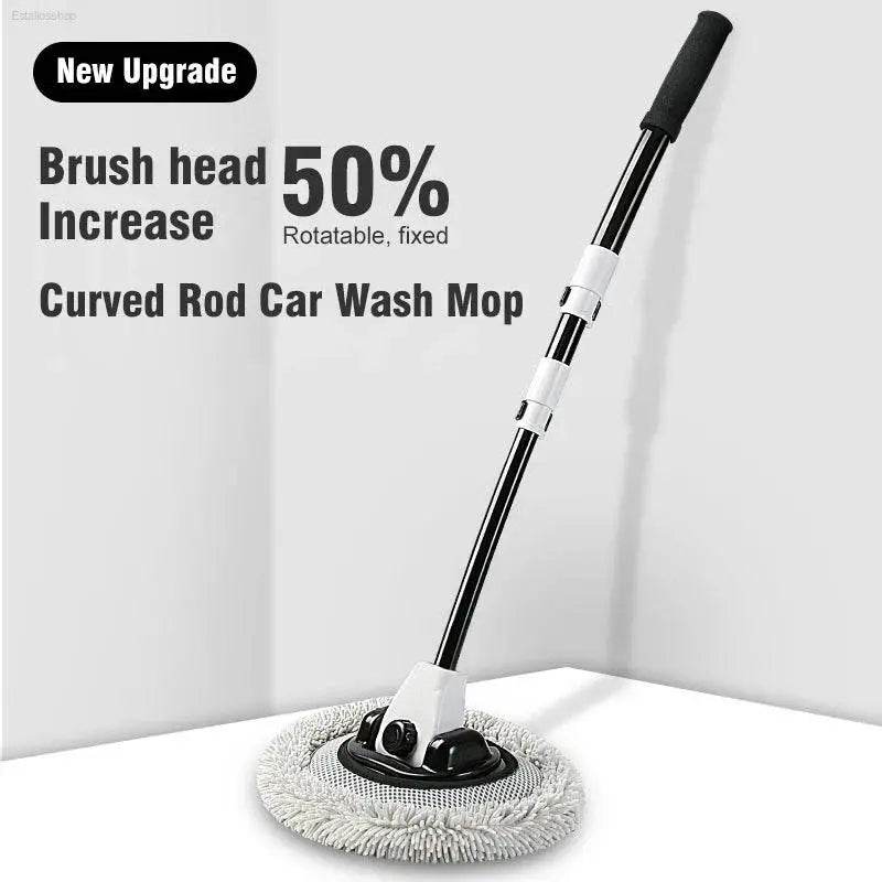 2022 New 15 Degree Bend Car Cleaning Brush with Telescoping Handle - Estalios