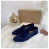 2023 Summer Leather British Kick Bean Shoes for Stylish Couples - EstaliosShop