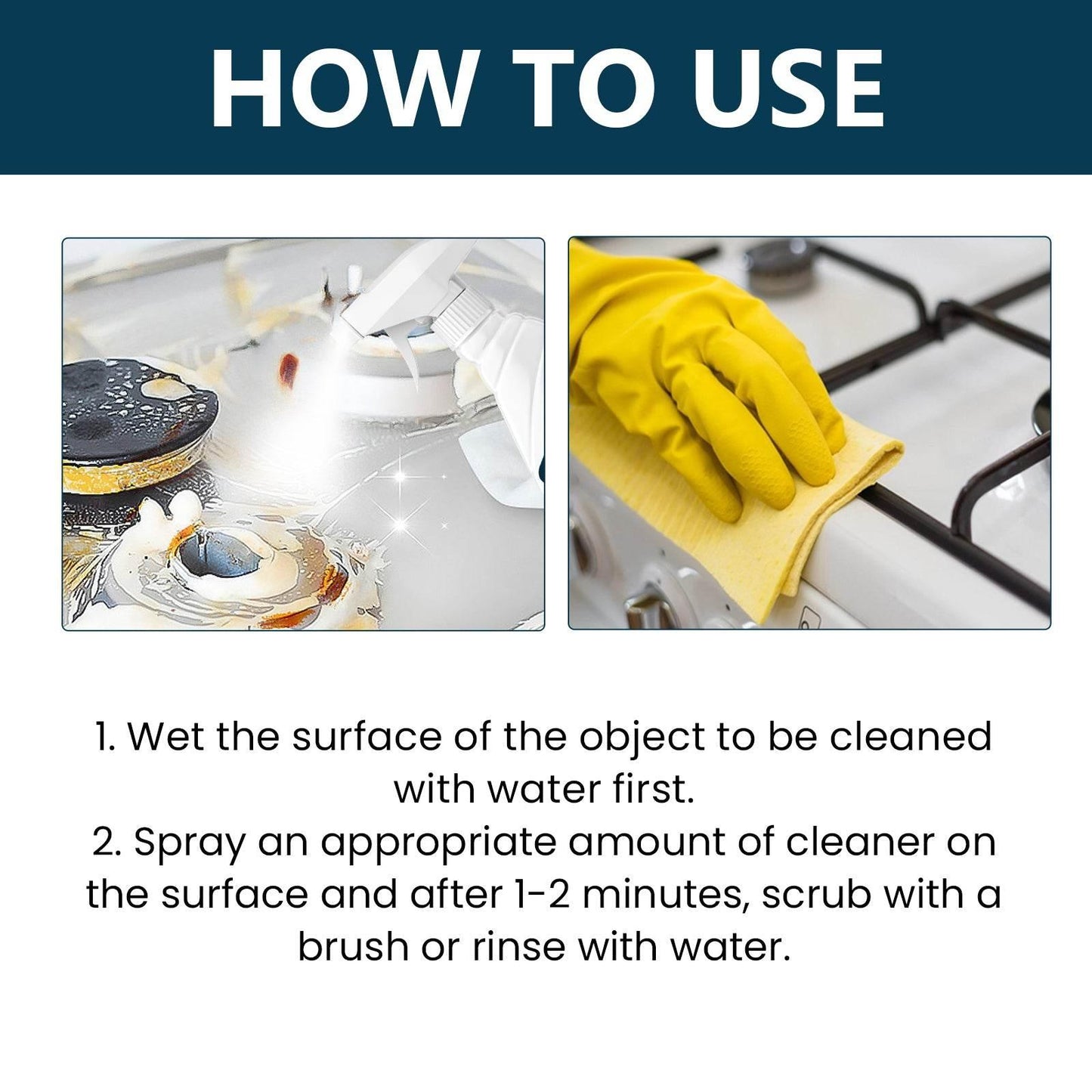 Kitchen Grime Cleaner For Stove Hood To Remove Oil And Dirt - Estalios