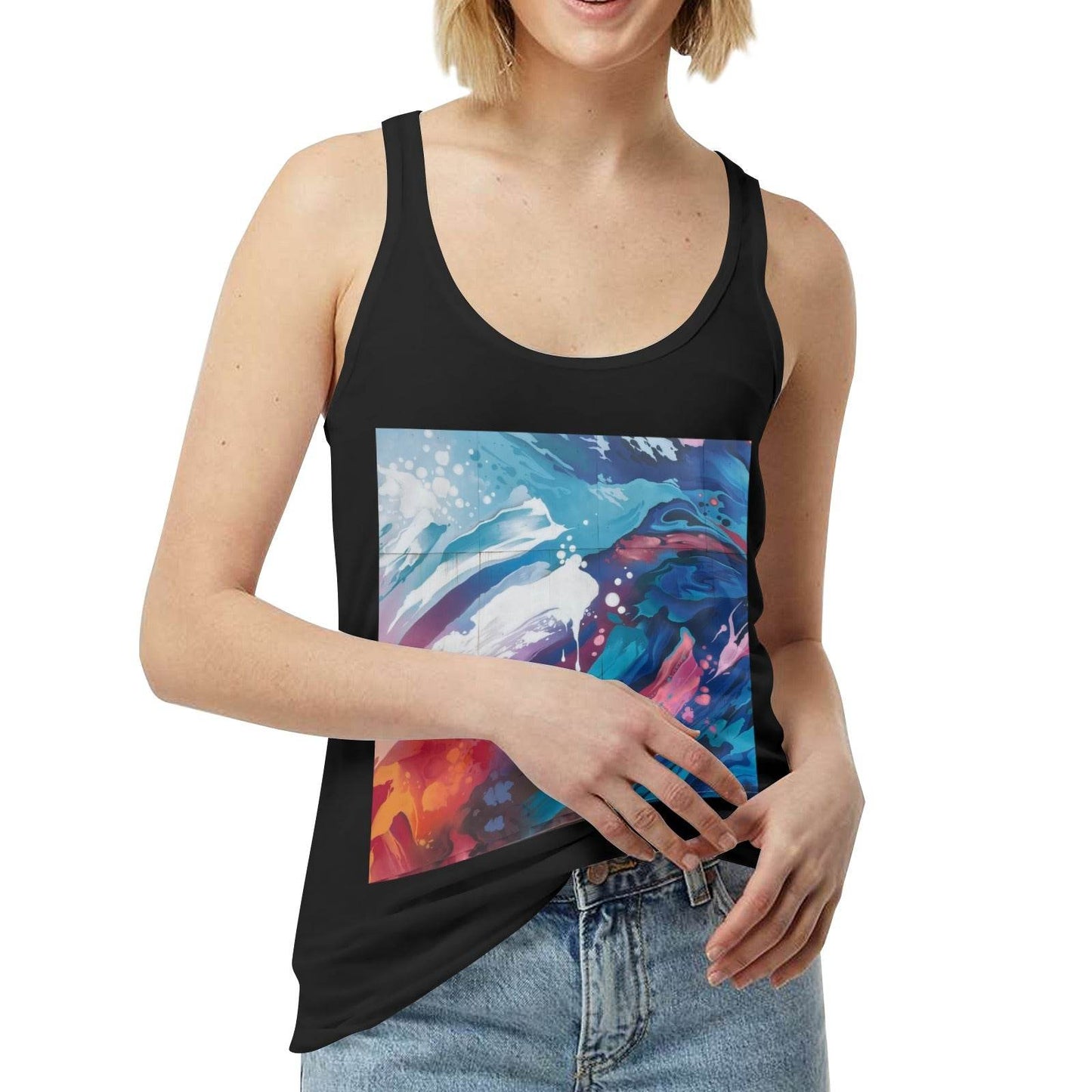 Women's Tank Top (Front Printing) Made in USA - Estalios