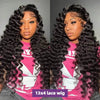 250 Density Loose Wave 13x6 HD Lace Front Wig 30 40 Inch - Estalios