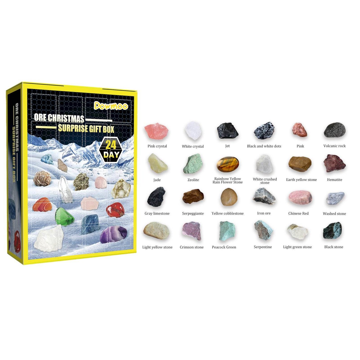 24 Grille Ore Blind Box Christmas 24 Days Toy Gift Box - Estalios