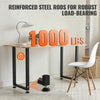 28 Inch Heavy Duty Adjustable Steel Table Legs Set of 2 - Estalios