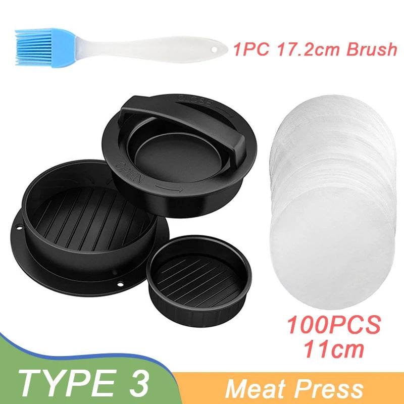 Hamburger Meat Press Maker Non-Stick Burger Patty Mould - Estalios