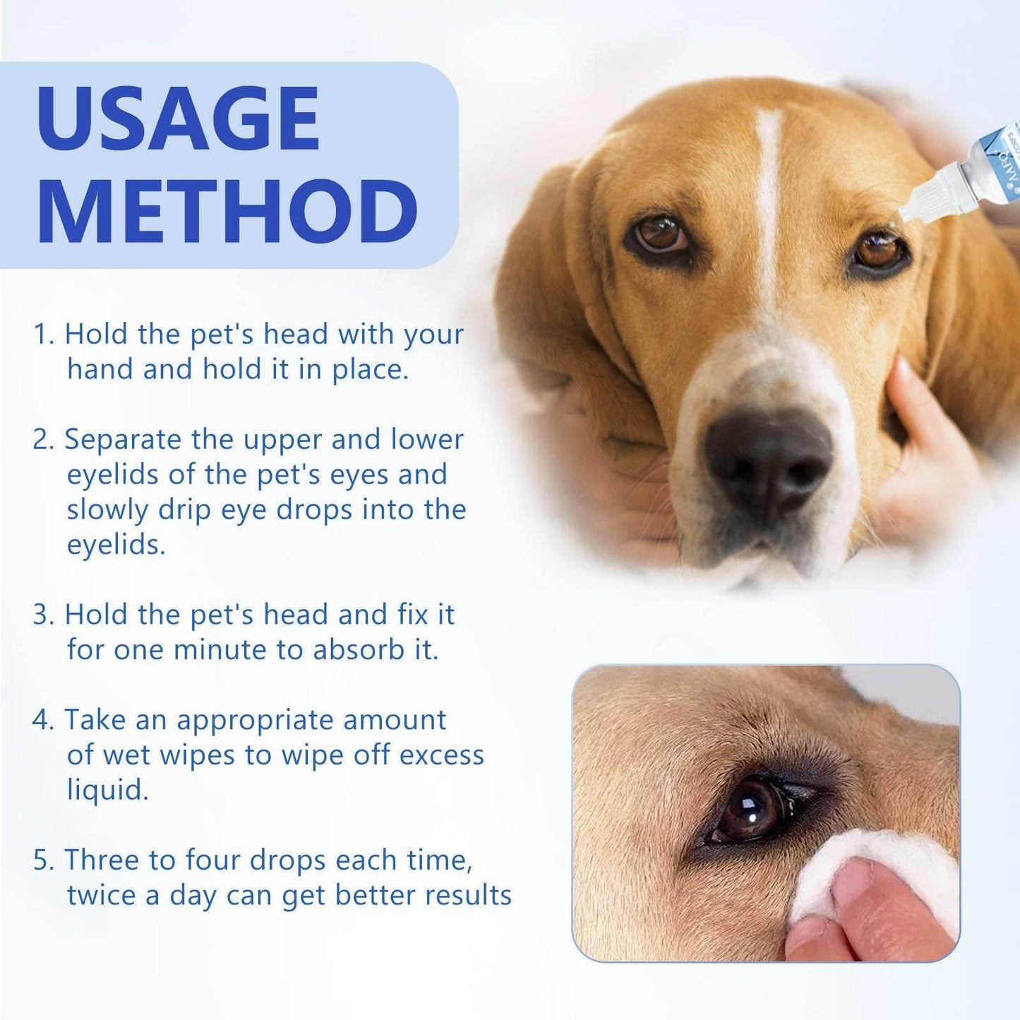 Pet Eye Drops For Cats And Dogs Eye Cleaning Care - Estalios
