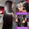 30 40 Inch Bone Straight 250 Density Lace Front Wig - Estalios
