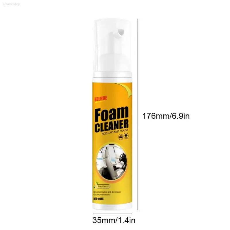 Foam cleaner spray can.