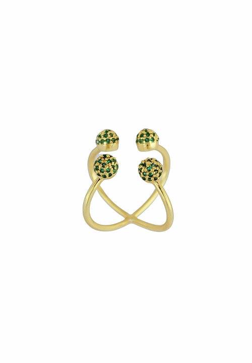 Joy Ring in 18K Gold Plating Adjustable Size - Estalios