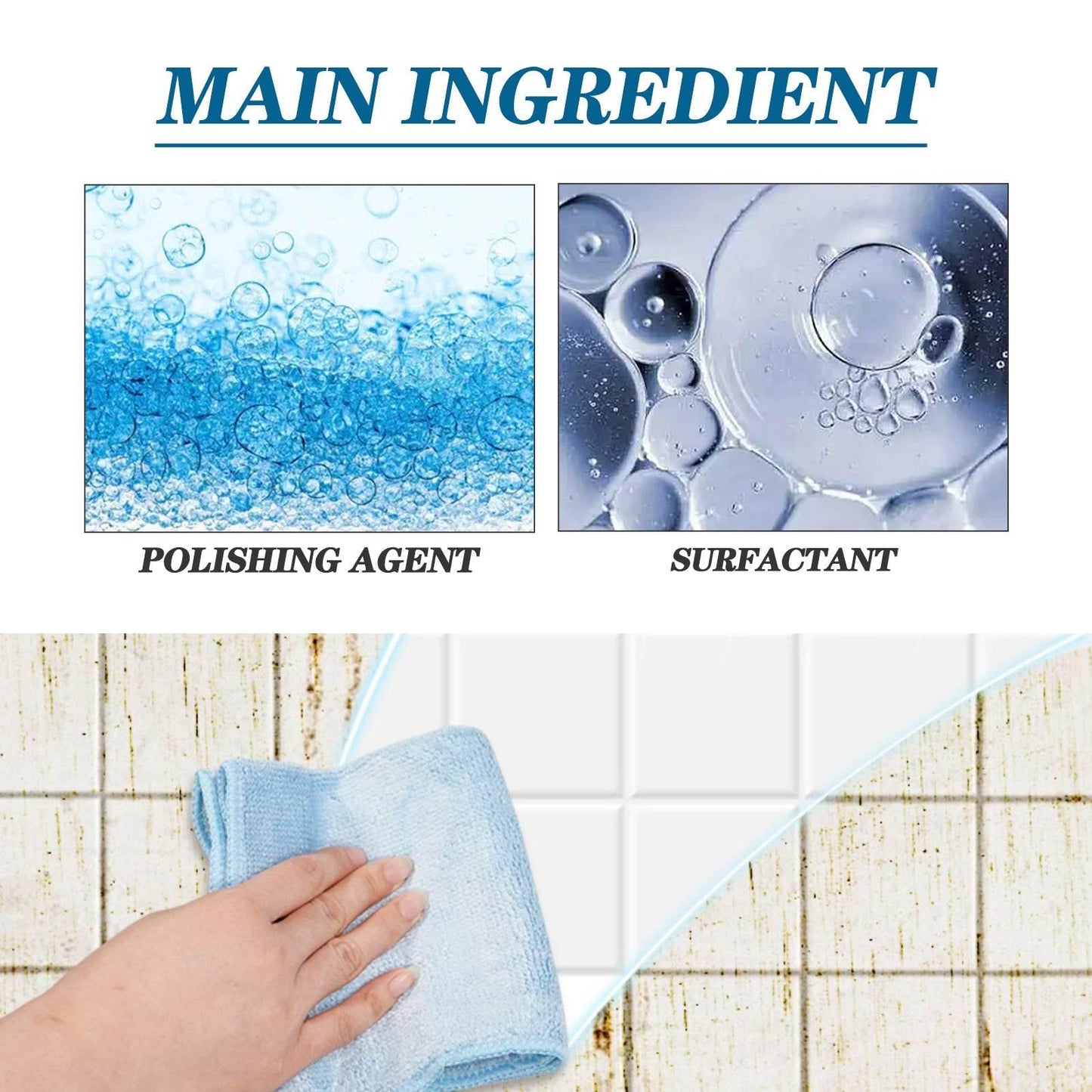 Stones Cleaning Powder for Kitchen Countertop Marble Stain Removal - Estalios