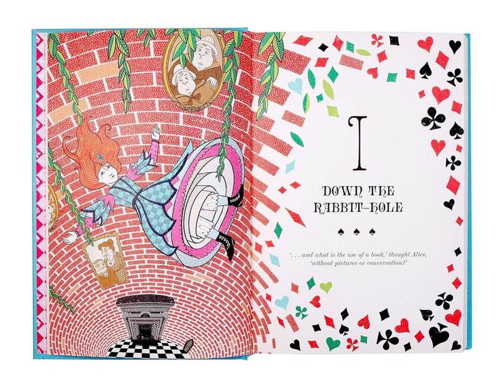 Alice's Adventures in Wonderland Minalima Edition Hardcover Book - Estalios