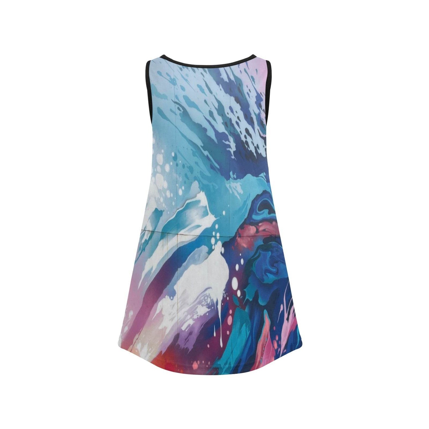 Girls' Sleeveless Dress (D58) for Casual or Party Wear - Estalios