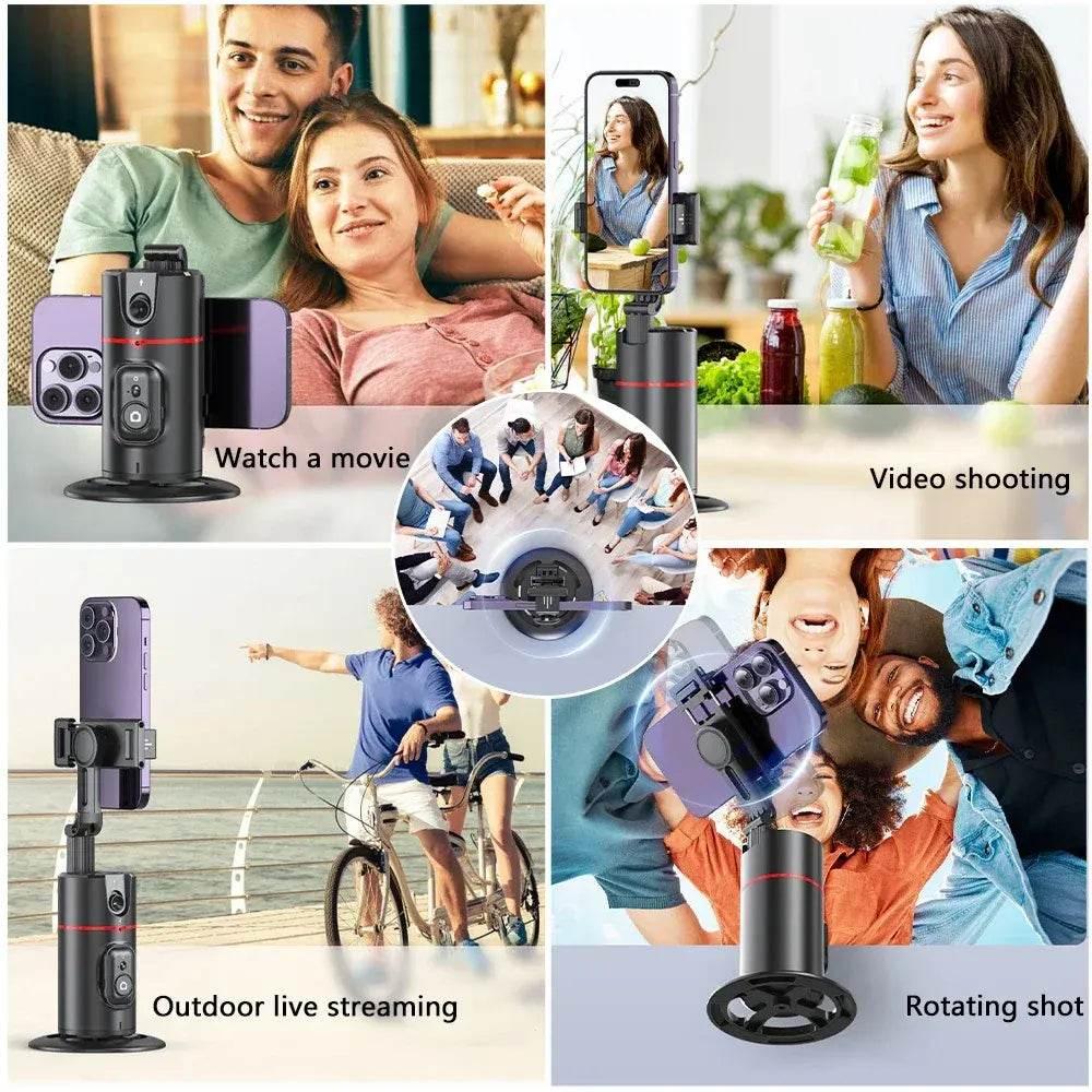 360 Auto Face Tracking Gimbal for Effortless Smart Selfies - Estalios