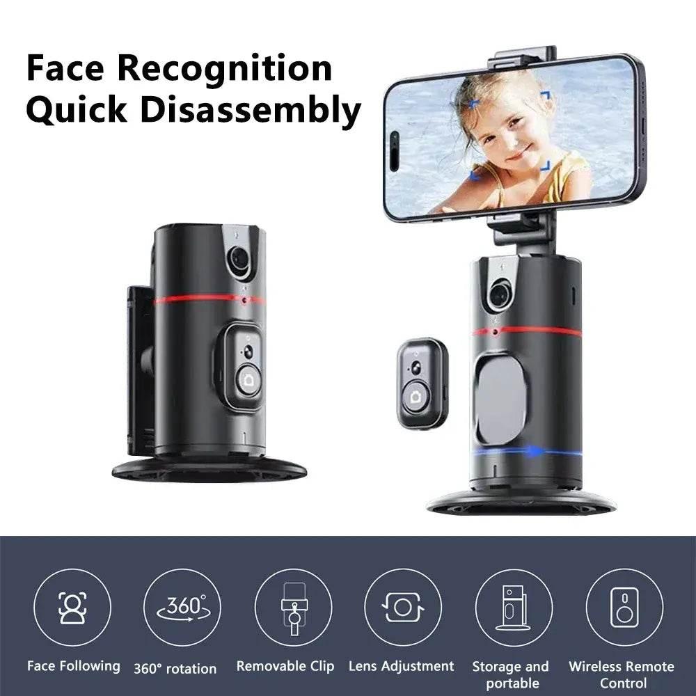 360 Auto Face Tracking Gimbal for Effortless Smart Selfies - Estalios