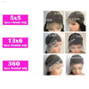 360 Transparent 13x6 Lace Front Human Hair Wig For Women - Estalios