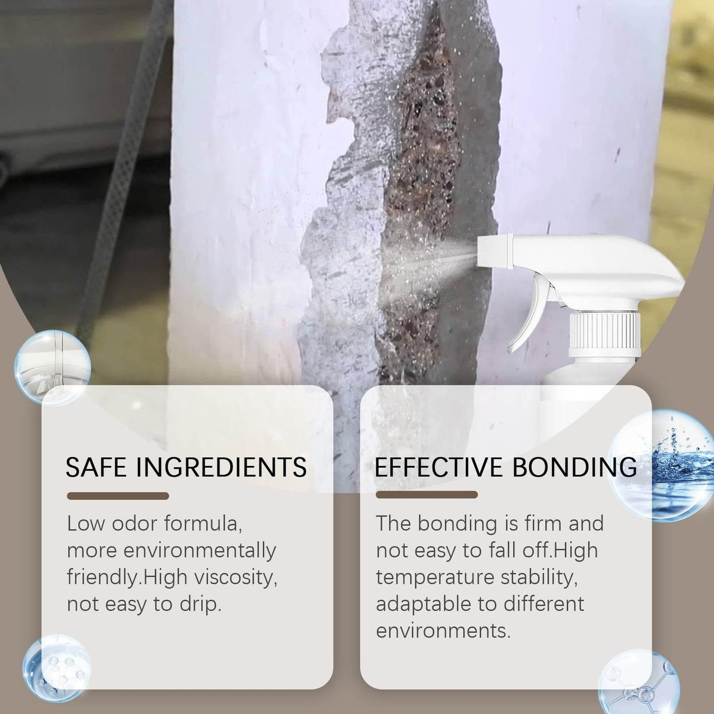 Wall Peeling Dust Fixing Agent Interior And Exterior Repair Spray - Estalios