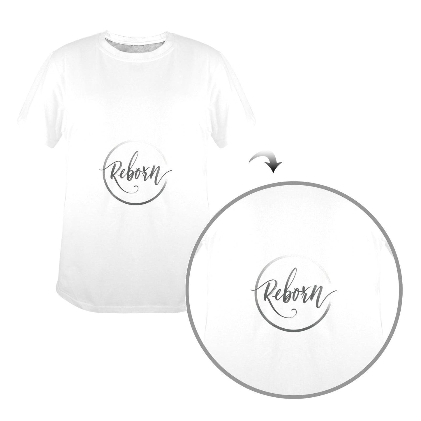 New Women's T-Shirt in USA Size Front Print (Made in USA,Ships to USA Only) - Estalios