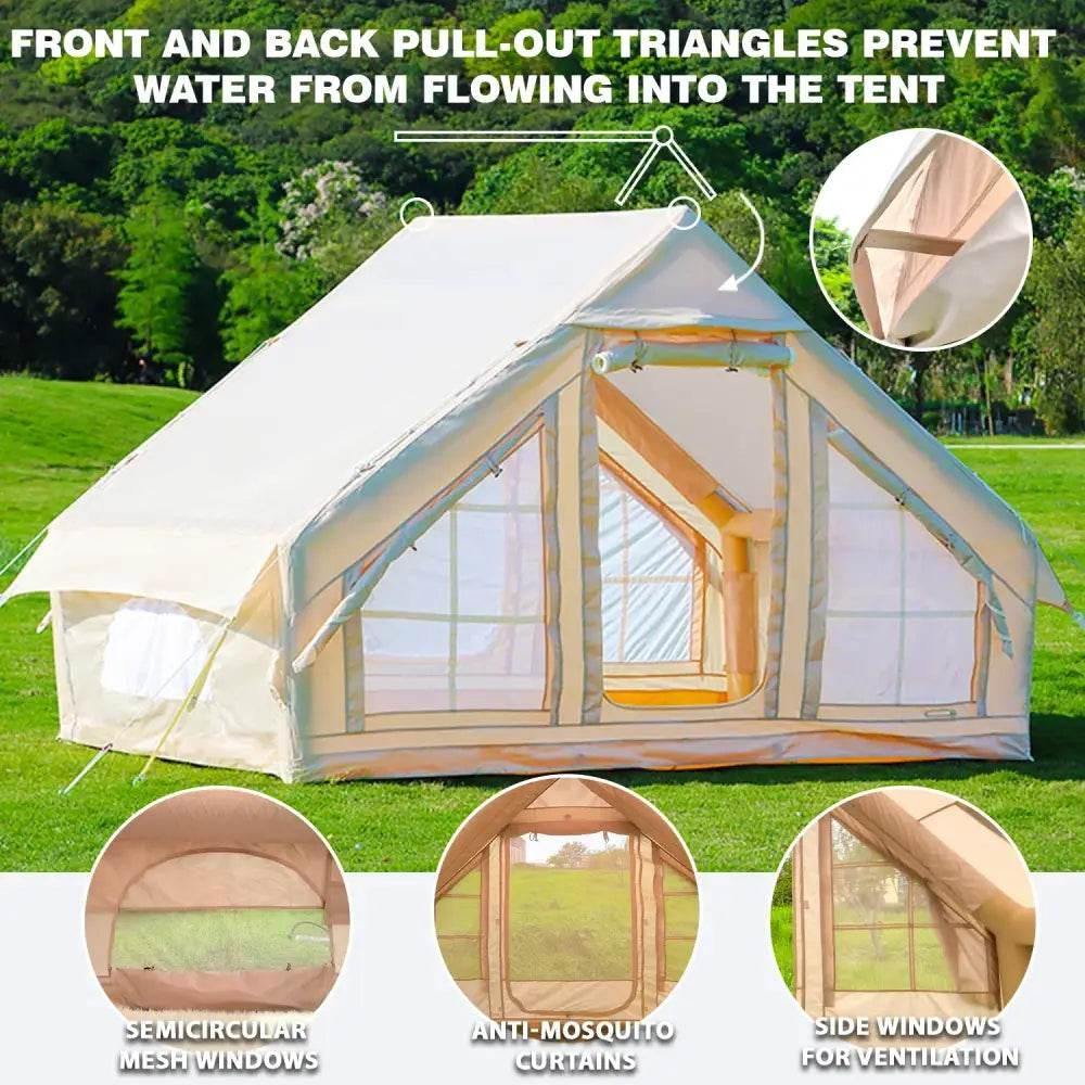 4-6 People Inflatable Tent Easy Set-Up for Camping - Estalios