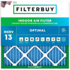 4 Pack 20x20x1 MERV 13 Pleated HVAC Air Filters Easy Install - Estalios