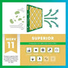 4 Pack MERV 11 Pleated HVAC Filters for Allergies and Pets - Estalios