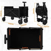 4-Wheel Foldable Garden Handcart for Easy Cargo Transport - Estalios