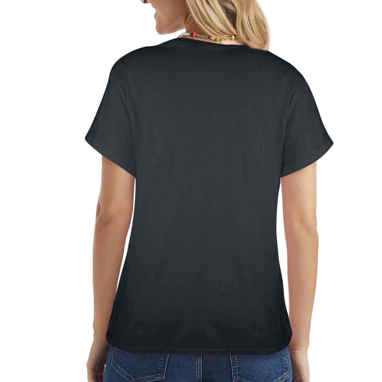 New Women's T-Shirt in USA Size Front Print (Made in USA,Ships to USA Only) - Estalios