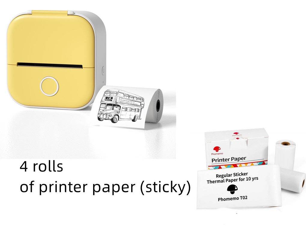 Portable Mini Thermal Label Printer for Home and School - Estalios