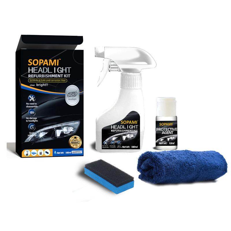 Revitalize Your Vehicle's Headlamps with Restoration Fluid - Estalios